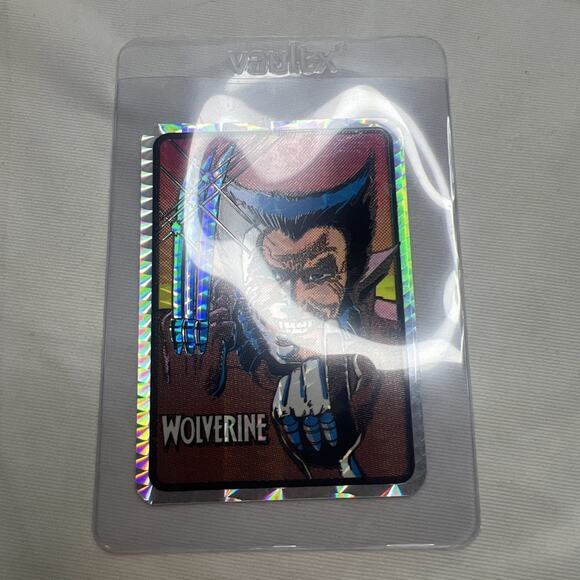 Wolverine X-Men 1992 Marvel Vending Machine Prism Sticker Kodak Wolverine Rare - Picture 4 of 4